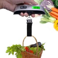 yieryi 50kg10g LCD Portable Electronic Travel Hanging Hook Luggage Pocket Scale