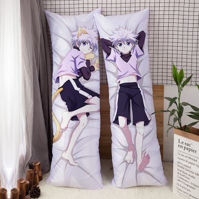 เคสลายการ์ตูนฮันเตอร์ X ฮันเตอร์ Dakimakura ปลอกหมอนกอดคิรัวโซลดิ๊กส์ปลอกหมอนที่นอนพิมพ์2ด้านแบบ HD