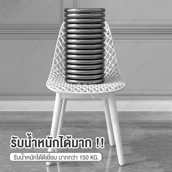 เก้าอี้สไตล์โมเดิร์น-รุ่น-dd110-พลาสติกขึ้นรูป-หลากหลายสีสัน-รับน้ำหนักได้ดี-ราคาถูก