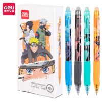 Deli A665 ปากกาลูกลื่นลบได้ ปากกาลบได้ แบบกด มียางลบพิเศษที่ปลายด้าม Ballpoint Gel Pen 0.5mm