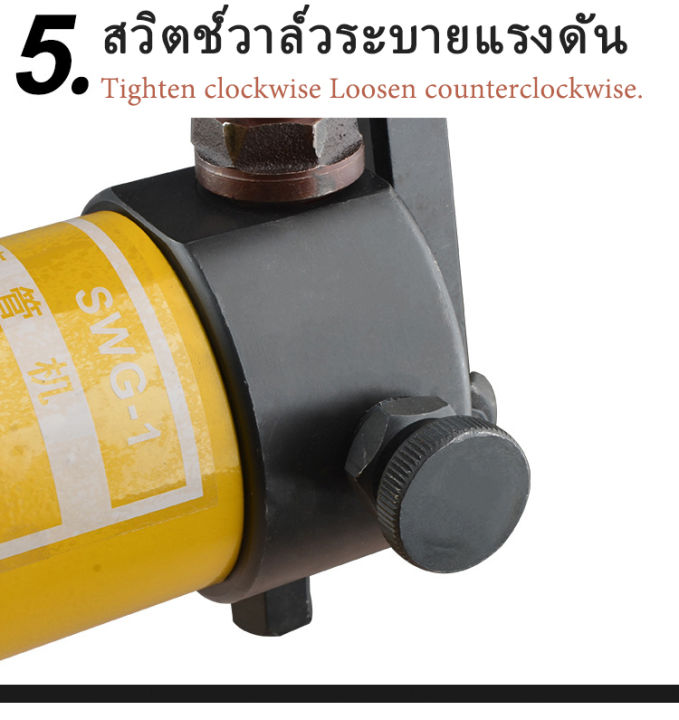 พร้อมขาตั้ง-เครื่องดัดท่อแป๊บระบบไฮดรอลิคขนาด-1-นิ้ว-hydraulic-pipe-bender-ยี่ห้อ-perfect-รุ่น-swg-1-ดัดแป๊ป-ตัวใหญ่-สีเหลือง