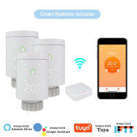 WiFi สมาร์ทหม้อน้ำตัวกระตุ้นวาล์วอัตโนมัติโปรแกรมเทอร์โม Tuya ZigBee 3.0ระบบควบคุมอุณหภูมิทำงานร่วมกับ Alexa