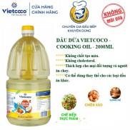 Dầu Dừa Tinh Luyện VietCoCo Can 2 Lít_ Dùng Nấu Ăn