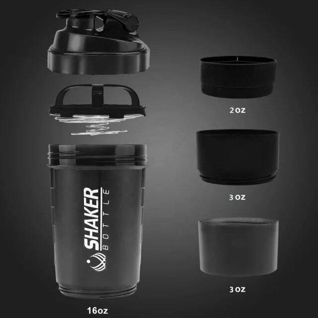 B30-0062 500ml BPA FREE Shakers Bottle, Sport Protein Bottle Pro