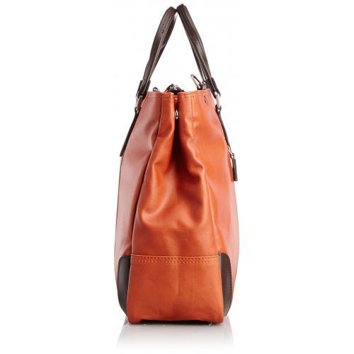 ผลิตในญี่ปุ่น-กันน้ำเคลือบเงากระเป๋าธุรกิจขนาด-a4-21598สีส้ม