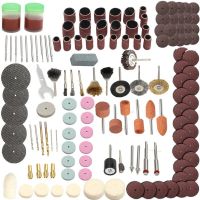 142Pcs Electric Grinder Rotary Tool Accessory Bit Set For Dremel Grinding Sanding Polishing Disc Wheel Tip Cutter Drill Disc Cleaning Tools