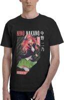 Anime Nino Nakano from The Quintessential Quintuplets T Shirt Mens Summer Round Neck Tops Short Sleeve Tee