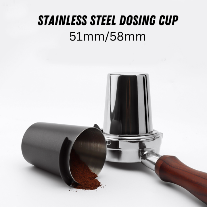 Espresso Coffee Dosing cup commercial Use Stainless Steel Material Lazada