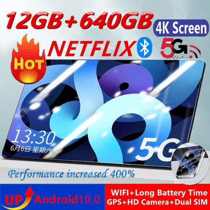 【Quick delivery from Manila】Original Tablet 8 inch 12GB+640GB Wifi/5G