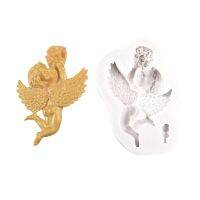 Bouquet Angel Silicone Mold 3D Modeling Plaster Casting Polymer Clay Tools For Jewellery Keychain Charm Gypsum Form Epoxy Resin