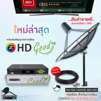 PSI ชุดจานดาวเทียมตะแกรง PSI C-Band 170CM ขนาด 1.7 เมตร(ตั้งพื้น) + GMM Z HD GOOD C/KU OTA กล่องดาวเทียมไวไฟ อุปกรณ์ครบพร้อมใช้งาน เลือกความยาวสายได้