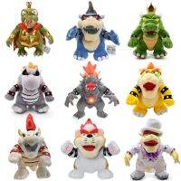 ของเล่นยัดไส้9รูปแบบตุ๊กตาผ้ามาริโอชุดเจ้าหญิงพีช Bowser Koopa กษัตริย์โกรธ K.rool Meowser ยัดไส้การ์ตูนตุ๊กตา Gratis Ongkir