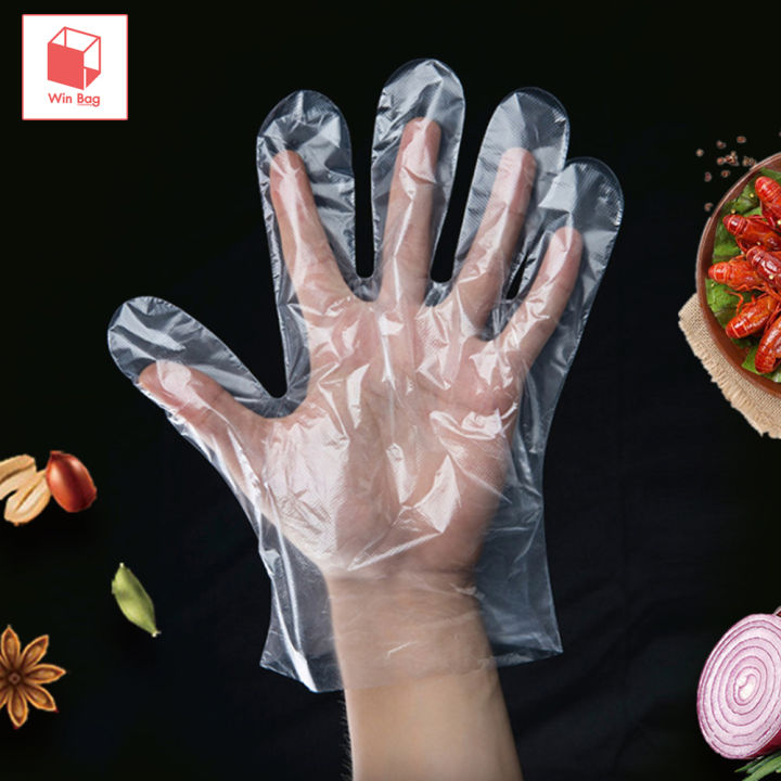 ถุงมือพลาสติก-แพ็ค-100-ชิ้น-แบบใช้แล้วทิ้ง-ถุงมือใช้แล้วทิ้ง-ถุงมือพลาสติก-ถุงมือคู่-ถุงมือทำอาหาร-ถุงมืออเนกประสงค์