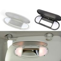 For Mini Cooper Car Sun Visor Sunshade Panel Housing Vanity Mirror Cover For BMW Mini R55 R56 R60 2007-2014 Interior Accessories