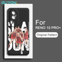 Guyon เคสซิลิโคนเหลวสำหรับ เสค OPPO Reno10 Pro + 5G แบบดั้งเดิมดีไซน์ใหม่ลายต้นฉบับ