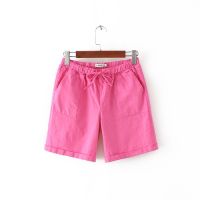 M&amp;GS 【มีไซส์ใหญ่】Plus Size XL-4XL Womens Shorts Elastic Waist Casual Shorts