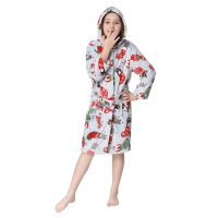 Kids Bath Robes Christmas Hoodie Bathrobe Nightgowns Children Bathrobe For Girls Pyjamas Baby Sleepwear Boys Sleepwears Pajama