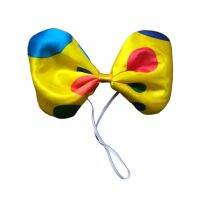 Polka Dot Clown Tie Clown Bow Tie เครื่องแต่งกาย Circus Bow Tie Polka Dot Bow Headband Clown คอสเพลย์ Tie ฮาโลวีน Dress Up