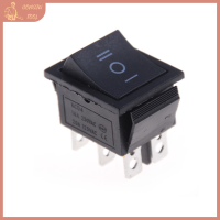 ? TOOL 1pcs KCD4 Rocker Switch Black DPDT ON/OFF/ON 6 PIN 16A/250VAC 20A/125VAC