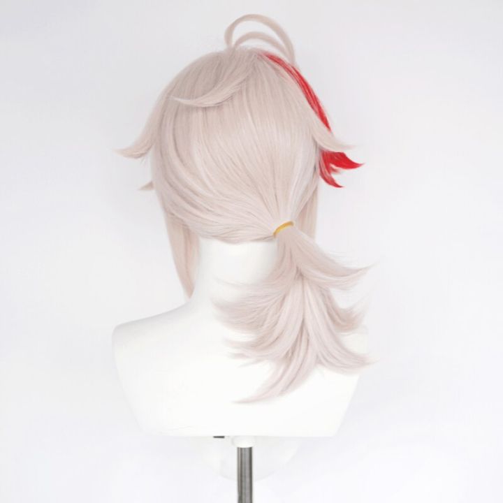 genshin-impact-kazuha-wig-cosplay-professional-props-heat-resistant-pre-styled-wigs-with-hairnet