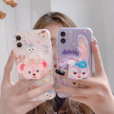 เคสโทรศัพท์การ์ตูน StellaLou สำหรับ ITEL A37 A56 Pro A36 S15 Pro P37 Pro P36 Vision 1 2 Plus Vision 5 3 2 1 Pro พร้อมที่ยึดเคสป้องกันเนื้อนิ่ม