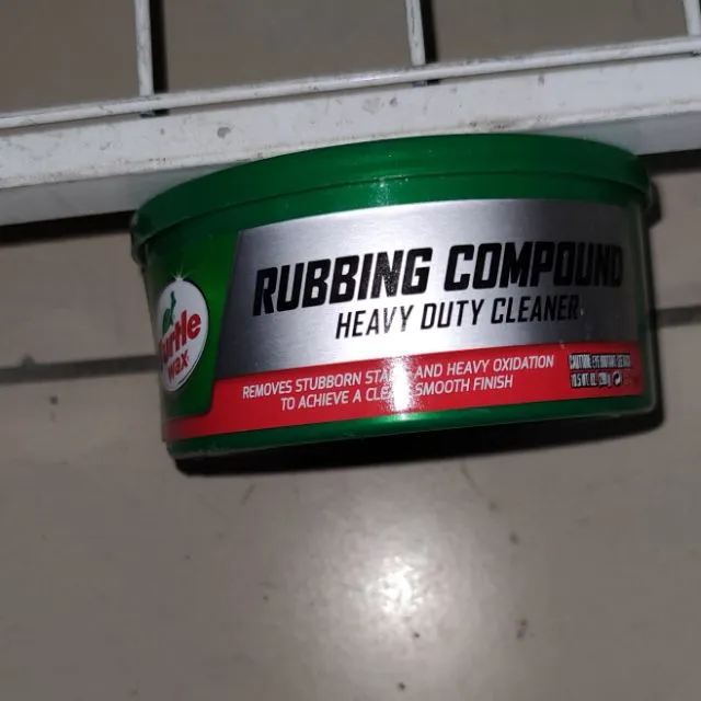 Turtle Wax Rubbing Compound Heavy Duty 298g Removes Oxidation , Swirl
