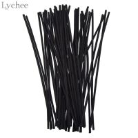 Lychee Life 50Pcs Black Rattan Reed Replacement Refill Sticks Rattan Volatilizating Essential Oil Home Party Decorations Sticks