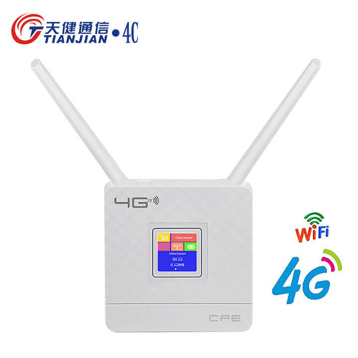 4G LTE Wifi Router 300Mbps Broadband Unlock 4G 3G Mobile Hotspot Router