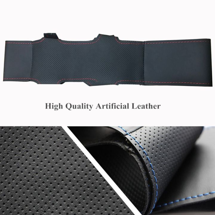 black-artificial-leather-hand-stitched-car-steering-wheel-cover-for-land-rover-discovery-3-2004-2009