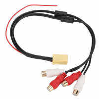 Audio Cable Mini Wide Compatibility RCA Line for Vehicle Replacement for Grundig