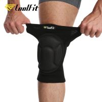 [Rear Waves] CoolFit 1คู่หนาฟุตบอลวอลเลย์บอล ExtremeKnee Pads รั้งสนับสนุนปกป้องเข่า Protector Kneepad