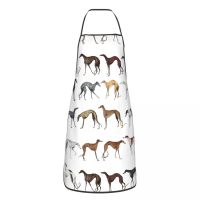 Unisex น่ารัก Whippet Sighthound Dog Bib ผ้ากันเปื้อนผู้ใหญ่หญิงพ่อครัว Kitc xAp Tablier Cuisine