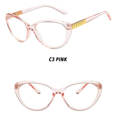 【HENGHA】Korean Glasses R Cat Eye Glasses Frame Anti Radiation Glasses Baso
