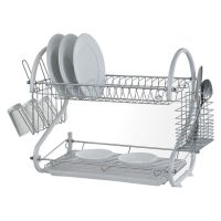 2021 Kitchen Dish Drainer Drying Rack Holder Plates Cup Tableware Bowl Shelf Basket kitchen shelf organizer dish drying rack