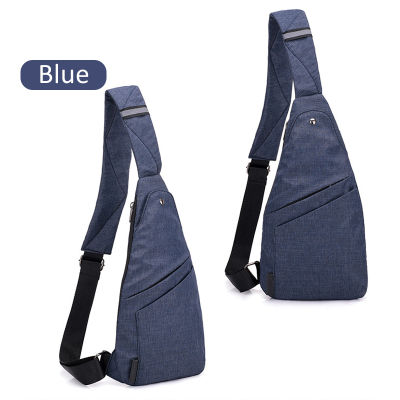 DIENQI Anti-theft Chest Bag Male Thin Chest Pack Holster Men Bag Sling Personal Pocket Pauch Purse Man Cross Body Strap Hand Bag