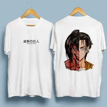 Attack on Titan Eren Final Shingeki No Kyojin Anime AOT Tshirt T-Shirt Tee  Sizes