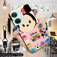 เคส PMP สำหรับ OnePlus Nord 3 5G (แหวนใส่นิ้ว + เชือกเส้นเล็ก) การ์ตูนมิกกี้ Minie Daisy Donad Duck เคสโทรศัพท์ดีไซน์โทรศัพท์ป้องกัน TPU ซิลิโคนกันกระแทกสำหรับเด็กหญิงและเด็กชาย