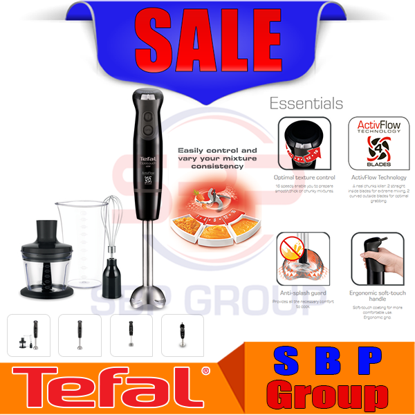 Tefal 600W Optitouch Hand Blender TEFHB8338 Lazada