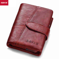 2021 Genuine Leather Women Wallet Short Luxury Coin Purse Female Small Portomonee Rfid Walet Lady Perse For Girls Money Bag