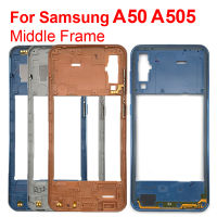 ที่อยู่อาศัยกรอบกลาง CaseFor Samsung Galaxy A50 2019 A505 A505F A505FN A505FM ปุ่มด้านข้างพลังงานและปุ่มปรับระดับเสียงเปลี่ยน