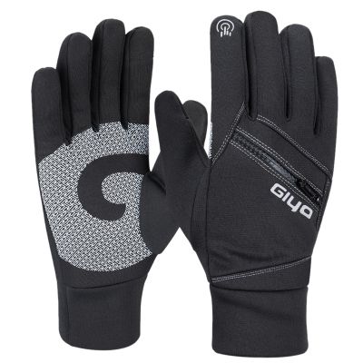 GIYO Cycling Gloves Bicycle Warm Touchscreen Full Finger Gloves Winter Waterproof Outdoor Skiing Motorcycle Riding Gloves