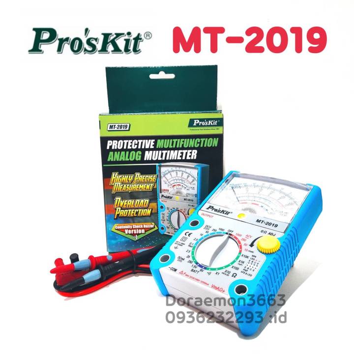pros-kit-mt-2019-new-2020-multimeter-แท้-100-made-in-taiwan-มิเตอร์วัดไฟ-มัลติมิเตอร์แบบเข็ม-มิเตอร์อะนาล๊อค-มัลติมิตอรวัดไฟแบบเข็ม