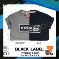 ? เสื้อยืด HyperFox เกรด Premium ผ้า Supersoft Cotton 100% นุ่มมาก รุ่น Black Label