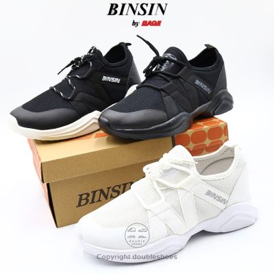 BINSIN By BAOJI รองเท้าผ้าใบหญิง สลิปออน รุ่น BNS733 ไซส์ 37-41