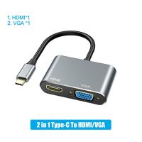 【support】 【Online】 【Be worth】 ขยายประเภท USB 1 C ใน HDMI Dual 60HZ VGA Station Hub 4K สำหรับหน้าจอ2 Docking แล็ปท็อป PC C Macbook 1080P Dual To