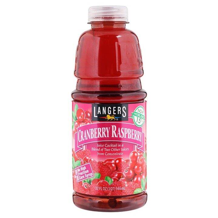 Cranberry & Raspberry Juice แลงเจอร์ส น้ำแครนเบอร์รี่ผสมราสเบอร์รี่