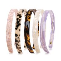 【CW】 Korea DongdaemunAcetate Headband Classic All-match Tortoiseshell Washing Face Non-slip Buckle Hair Accessories New