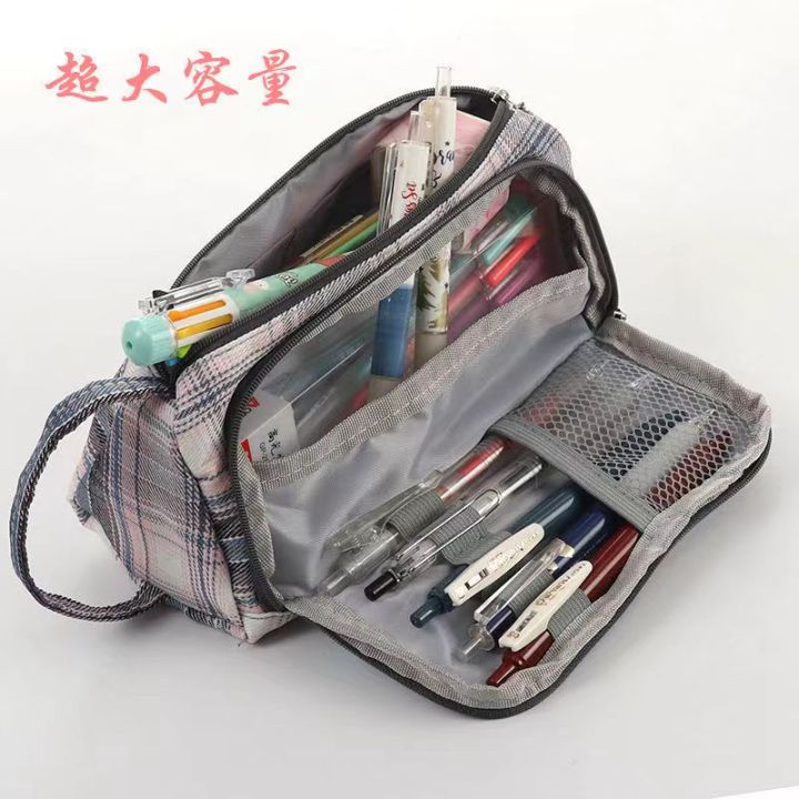 72/120/150 Holes Pencil Case Pencils Storage Bag Large Capacity