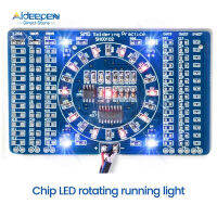 DC 3-12โวลต์ SMD ส่วนประกอบเชื่อมคณะกรรมการปฏิบัติไหลแสงทำงานแผงวงจรเชื่อมทักษะการเรียนการสอนอิเล็กทรอนิกส์ DIY ชุด