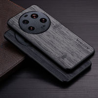 Case for Xiaomi 13 Ultra 5G funda bamboo wood pattern Leather cover Luxury coque for xiaomi 13 ultra case capa